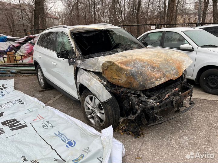 Skoda Kodiaq 1.4 AMT, 2020, битый, 165 000 км