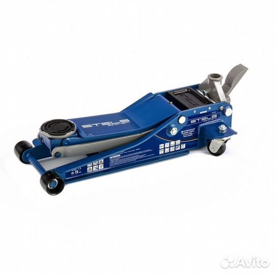 Домкрат stels подкатной 3 т, 75-505 мм, (проф)