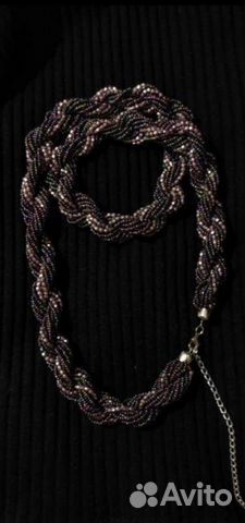 Бусы украшение на шею ожерелье колье