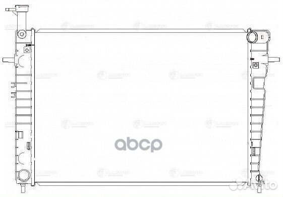 Радиатор охлаждения двигателя hyundai/KIA