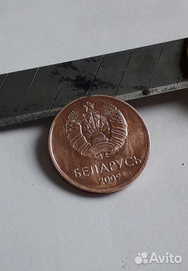 Монета 1 копейка Беларусь 2009