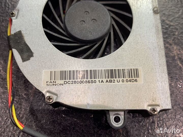 Вентилятор Lenovo Ideapad :G450, G455, G550, G555