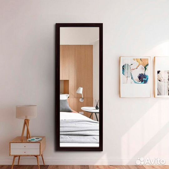 Зеркало Azario Монреаль 600х1500 напольное Венге