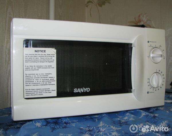 Микроволновая печь sanyo рабочая