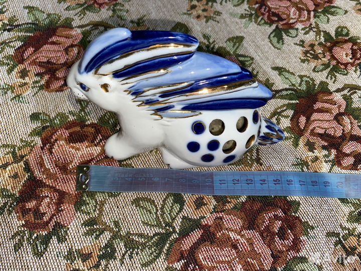 Статуэтка Карандашница Дикобраз СССР лфз фарфор