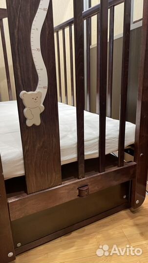 Детская кроватка Люлька Можга Красная звезда Агата