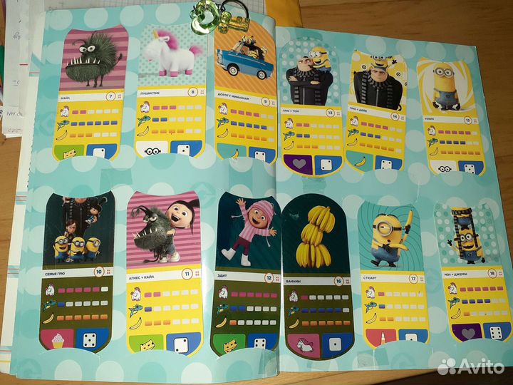 Гадкий Я топперы Teddy карточки