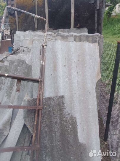 Шифер волновой бу