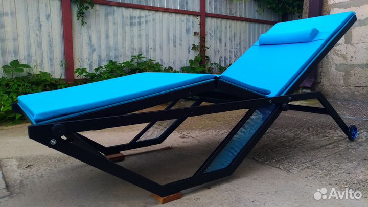 Шезлонг лежак раскладной