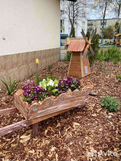 Декоративная мельница для сада