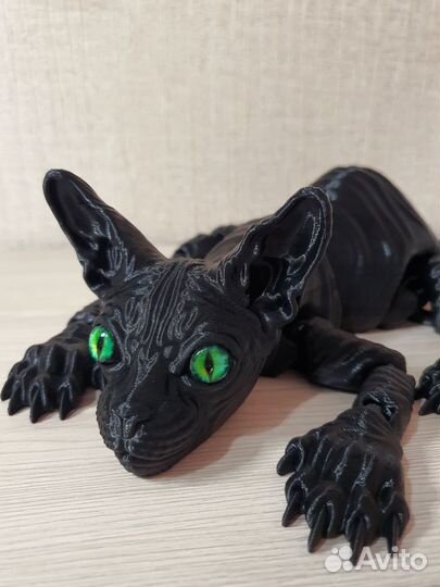 Котенок сфинкс 3D