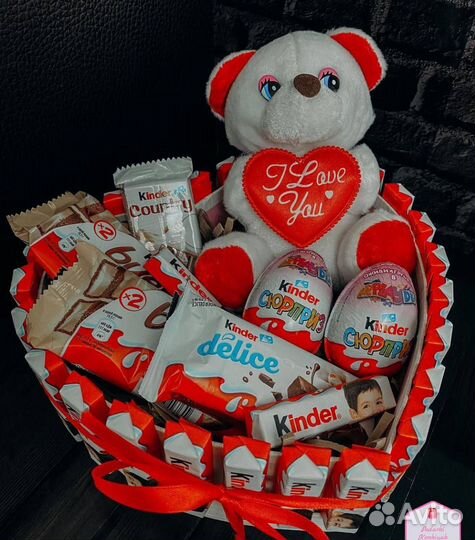 Сладкий букет из конфет