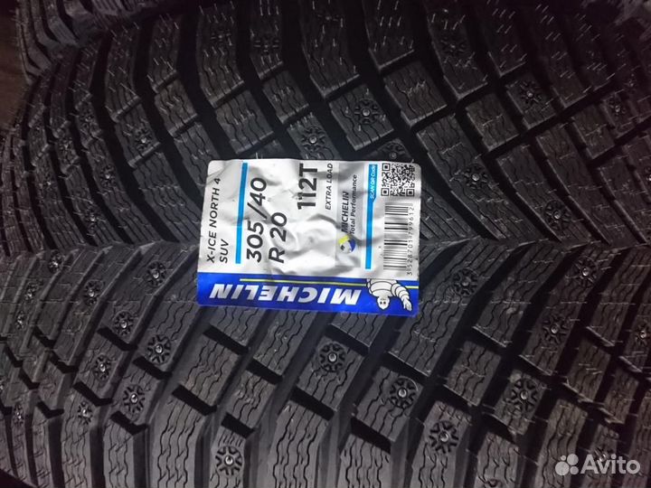 Michelin X-Ice North 4 SUV 275/45 R20 и 305/40 R20 112T