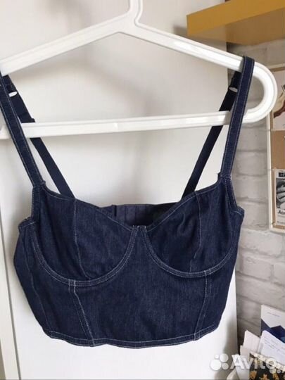 Корсет джинсовый новый