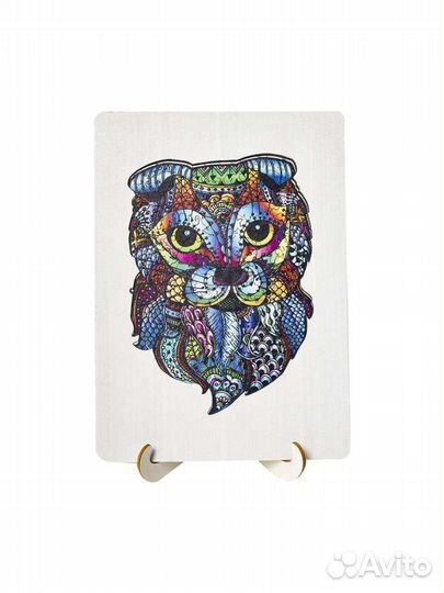 Деревянный арт пазл