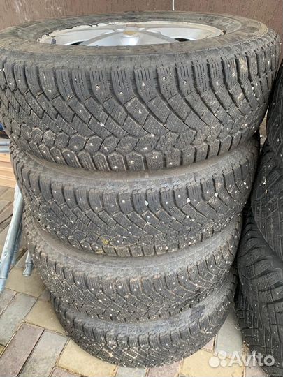 Диски с зимней резиной от Hyundai Santa Fe 2007