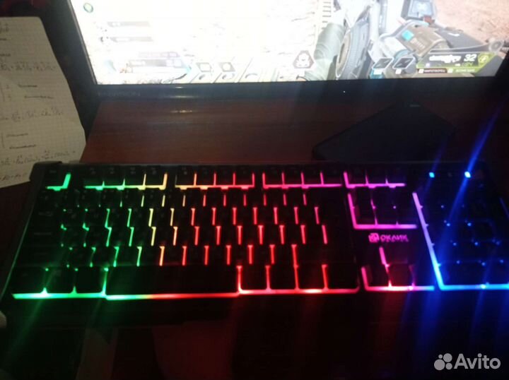 Игровая клавиатура с подсветкой