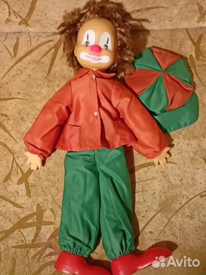Кукла клоун СССР