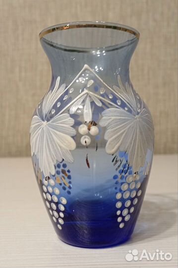 Ваза СССР, эмаль, позолота