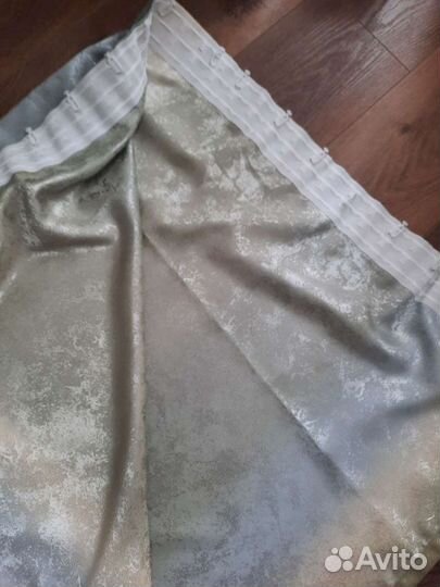 Шторы плотные на шторной ленте 3.20 1.5