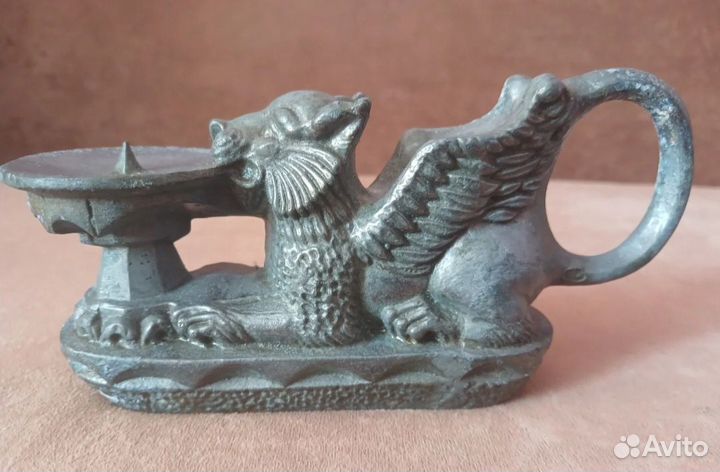 Подсвечник,Лев с крыльями, СССР