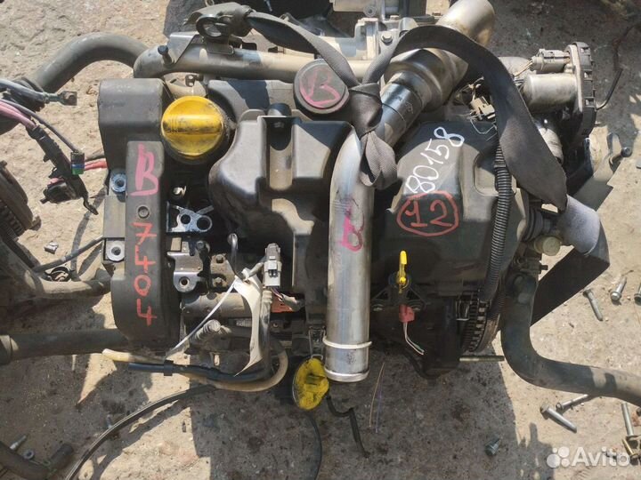 Двигатель k9k 732 Renault 1.5 дизель