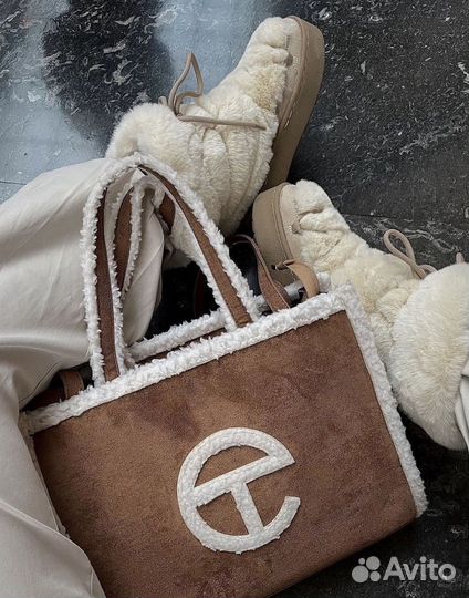 Сумка женская ugg с мехом