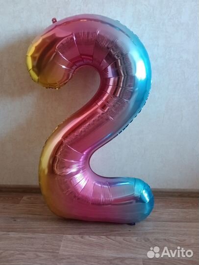 Шар цифра 2 (два)