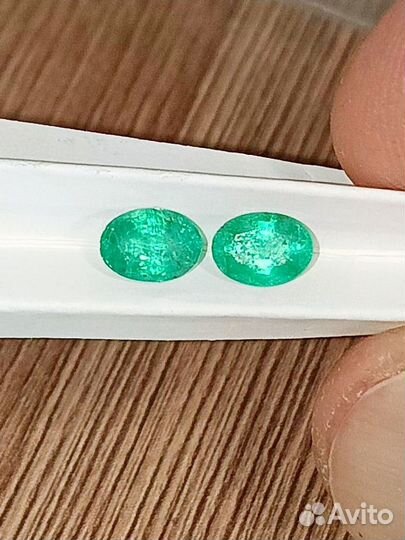 Изумруды Замбийские Замбия с сертификатом МГУ