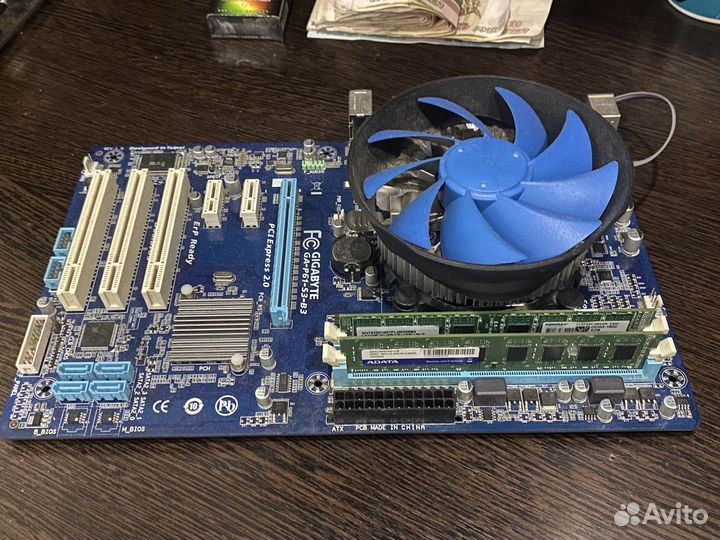 Комплект i7 3770, P61, 8GB + кулер