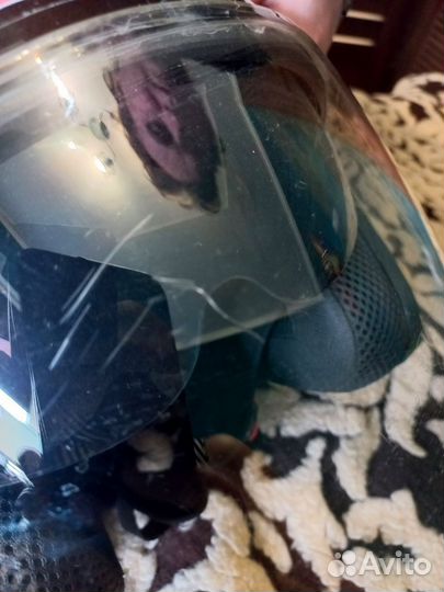 Мото шлем открытый Hizer S 55-56