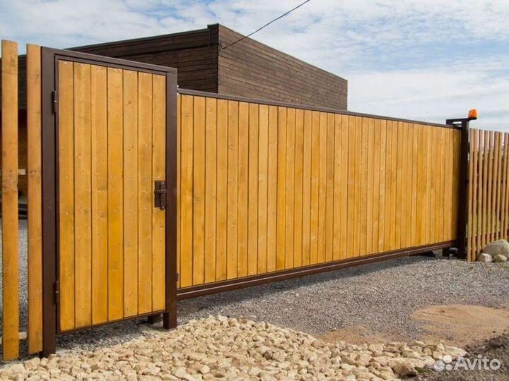 Ворота из металла 