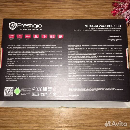 Планшет prestigio multipad wize 3021