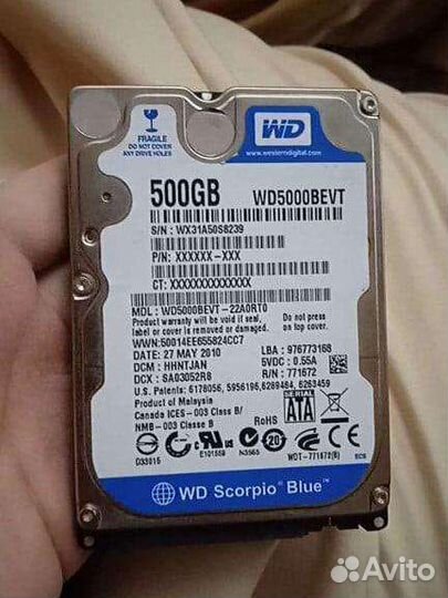 Жесткий диск 500 гб