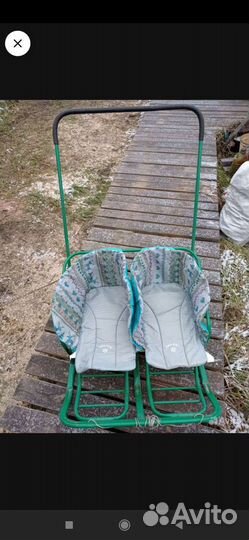 Мягкое сиденье для детских санок