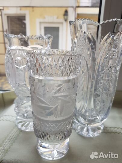 Ваза хрустальная СССР