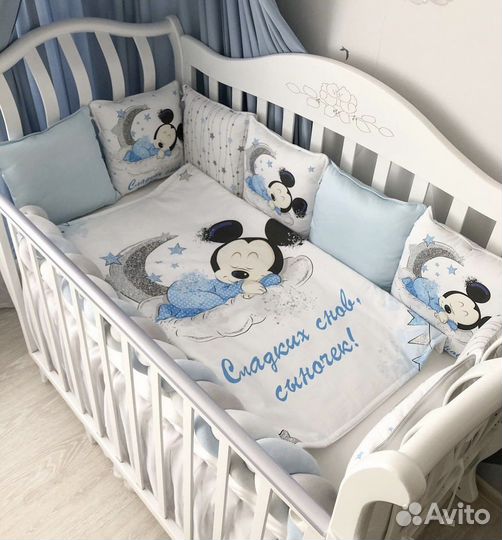 Бортики в кроватку