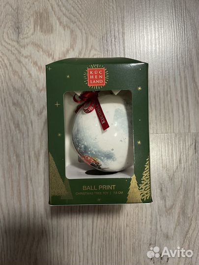Елочная игрушка kuchenland