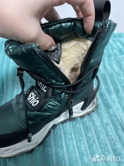 Ботинки зимние для девочки 33 размер