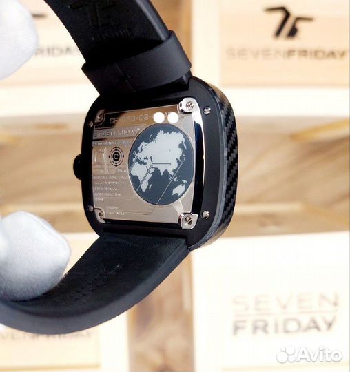 Часы Sevenfriday PS3/01 Jade Carbon 47mm