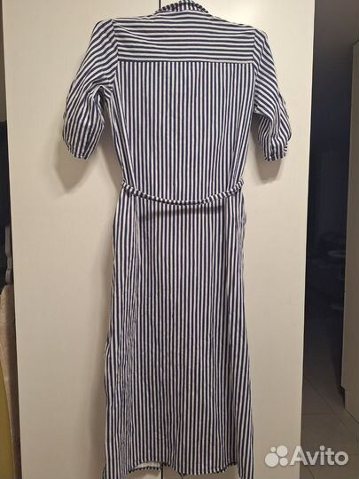 Платье халат длинное