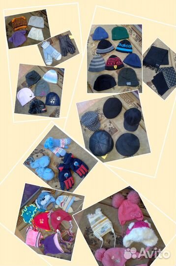 Шапки,кепки.мужские женские.детские