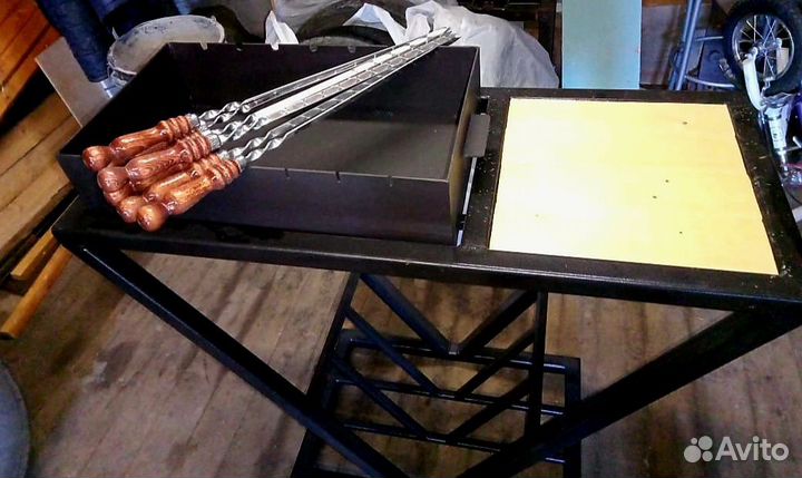 Мангал коптильня казан