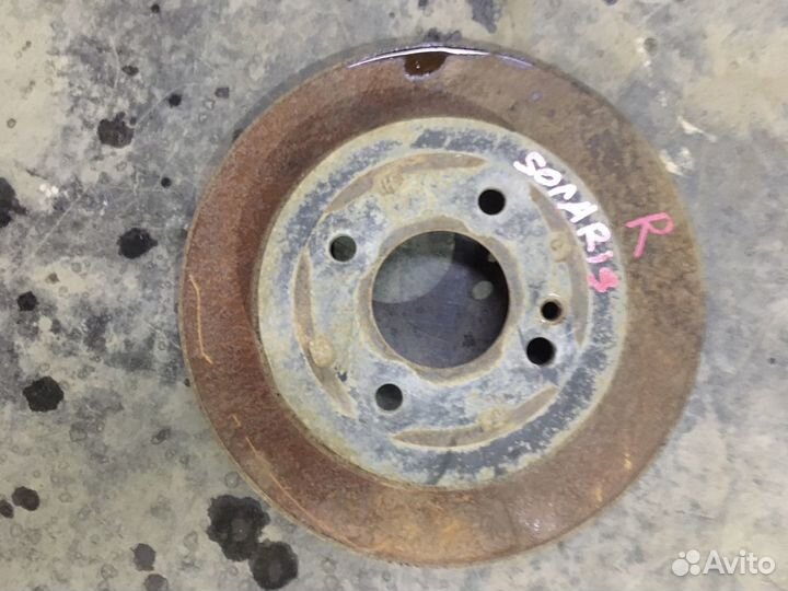 Диск тормозной задний Solaris