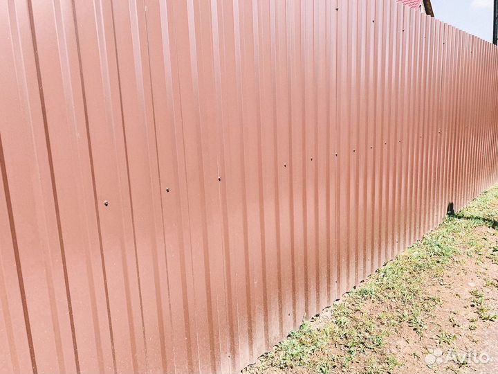 Забор из профнастила