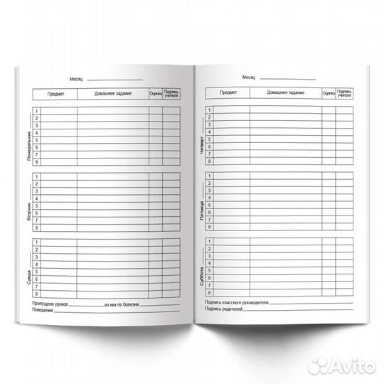 Дневник школьный