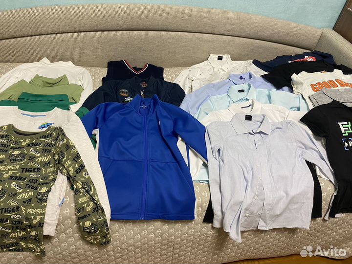 Вещи пакетом на мальчика рост 134 140