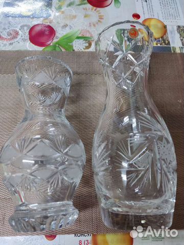 Вазы хрустальные из СССР