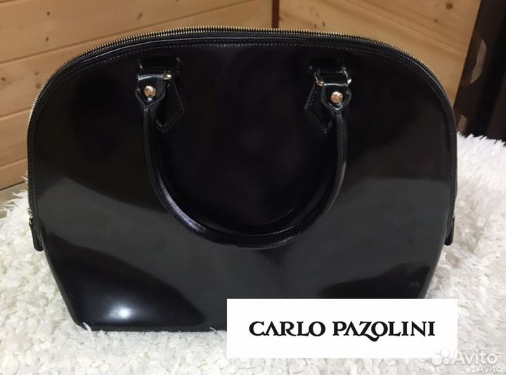 Сумка женская лаковая Carlo Pazolini новая