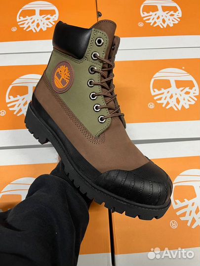 Timberland 6 Inch Rubber Toe Boots